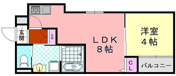 H-maison加美正覚寺 305｜大阪府大阪市平野区加美正覚寺1丁目(賃貸アパート1LDK・3階・28.09㎡)の写真 その2