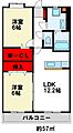 リヴィエール水城4階6.3万円