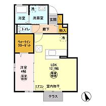 アルカンシェル 102 ｜ 千葉県木更津市ほたる野３丁目（賃貸アパート1LDK・1階・43.20㎡） その2