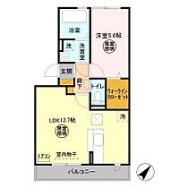 ベルハウスII 103 ｜ 千葉県木更津市請西南２丁目（賃貸アパート1LDK・1階・43.93㎡） その2