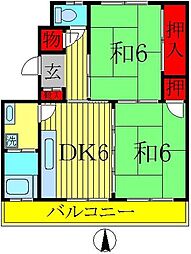 間取図画像 2DK