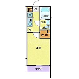 間取図画像 1K