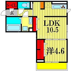 間取図画像 1LDK