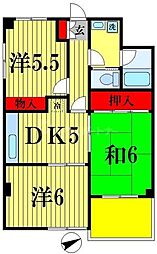 間取図画像 3DK