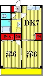 間取図画像 2DK