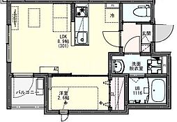 間取図画像 1LDK