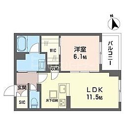 間取図画像 1LDK