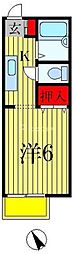 間取図画像 1K
