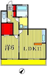 エスペランサ 1LDKの間取図画像