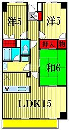 INSURANCEBLDG.13 3LDKの間取図画像