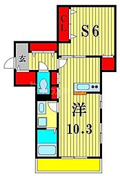 LaDolceVita 1SKの間取図画像