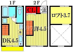 ティロ・フィナーレ 1DKの間取図画像