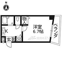 京都府京都市下京区東塩小路向畑町（賃貸マンション1K・4階・19.20㎡） その2