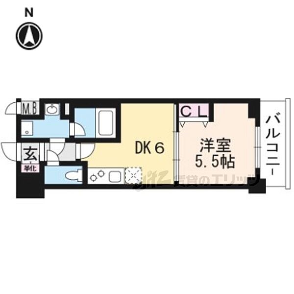 ベラジオ雅び京都西院 ｜京都府京都市右京区西院安塚町(賃貸マンション1DK・7階・27.63㎡)の写真 その2