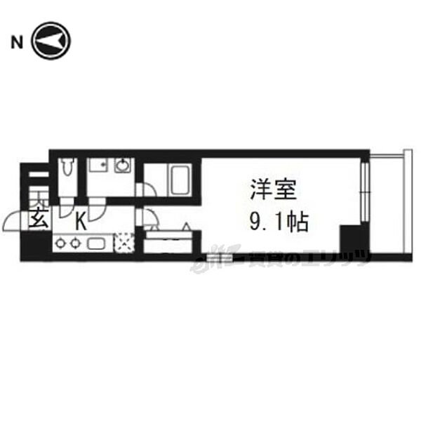 京都府京都市南区唐橋川久保町(賃貸マンション1K・7階・27.30㎡)の写真 その2