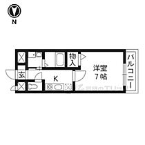 京都府京都市西京区御陵北山下町（賃貸アパート1K・1階・25.55㎡） その2