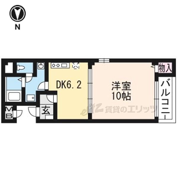 ブルック御池 101｜京都府京都市中京区小川通御池上る下古城町(賃貸マンション1DK・1階・40.00㎡)の写真 その2