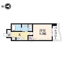 ＣＡＳＡ　ＶＥＲＤＥ高辻 407 ｜ 京都府京都市下京区高辻通烏丸西入骨屋町（賃貸マンション1K・4階・26.00㎡） その2