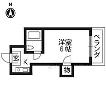 ハウスイン芝吹 3-A ｜ 京都府京都市中京区西ノ京職司町（賃貸マンション1K・3階・18.00㎡） その2