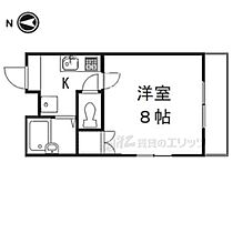 京都府京都市中京区聚楽廻西町（賃貸マンション1K・4階・24.18㎡） その2