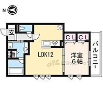 京都府京都市右京区梅津北川町（賃貸アパート1LDK・2階・45.27㎡） その2