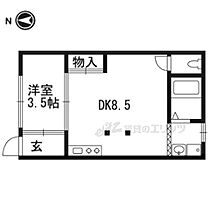 細川様貸家  ｜ 京都府京都市右京区西院春栄町（賃貸一戸建2K・1階・27.30㎡） その2