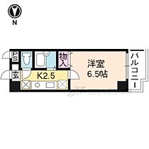 オークセブン 706 ｜ 京都府京都市右京区梅津石灘町（賃貸マンション1K・7階・21.36㎡） その2