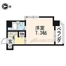 シャレー西京極 501 ｜ 京都府京都市右京区西京極西大丸町（賃貸マンション1K・5階・17.70㎡） その2