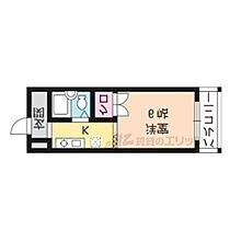 京都府京都市右京区山ノ内西裏町（賃貸マンション1K・4階・18.52㎡） その2