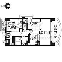 京都府京都市右京区梅津南広町（賃貸マンション2LDK・4階・70.88㎡） その1