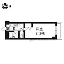 ブロンセ東寺 203 ｜ 京都府京都市南区四ツ塚町（賃貸マンション1K・2階・23.24㎡） その1