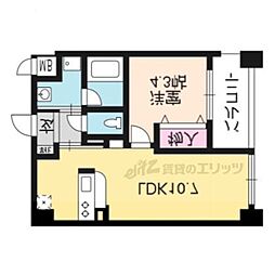 カスタリア壬生 1LDKの間取図画像