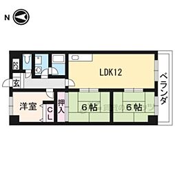 コアセカンド山下 3LDKの間取図画像