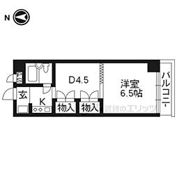 コーポ藤井 1DKの間取図画像