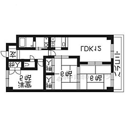 エスペランス 3LDKの間取図画像