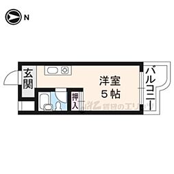 メゾン・ド・パプリカ ワンルームの間取図画像