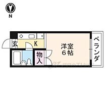 京都府京都市上京区上立売通新町西入西大路町（賃貸マンション1K・2階・17.83㎡） その2