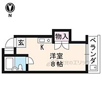 京都府京都市北区紫竹北大門町（賃貸マンション1R・3階・20.11㎡） その2