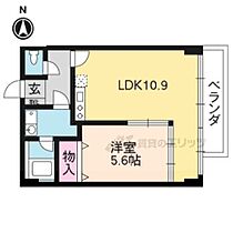 京都府京都市中京区西ノ京内畑町（賃貸マンション1LDK・3階・38.70㎡） その2