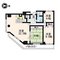 京都府京都市上京区中立売通堀川西入役人町（賃貸マンション3LDK・6階・111.17㎡） その2