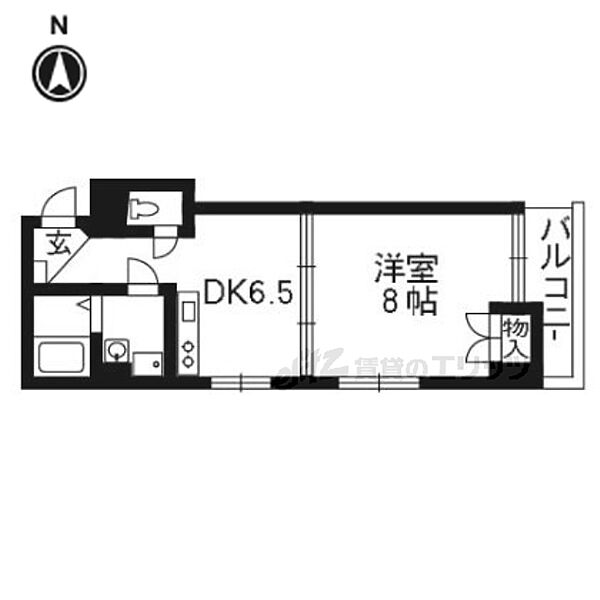 フィガロコート 303｜京都府京都市下京区富小路通仏光寺下ル筋屋町(賃貸マンション1DK・3階・35.85㎡)の写真 その2