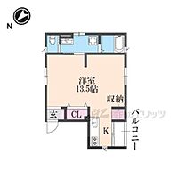 高野泉町40-45マンション 2F ｜ 京都府京都市左京区高野泉町（賃貸アパート1K・2階・40.00㎡） その2