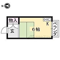 洛水コーポ南棟 103 ｜ 京都府京都市左京区田中高原町（賃貸マンション1K・1階・10.00㎡） その2