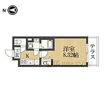 ヴィラ京大北 102 ｜ 京都府京都市左京区田中樋ノ口町（賃貸マンション1K・1階・25.67㎡） その2