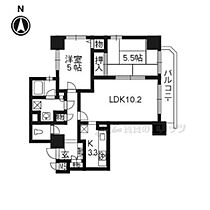 京都府京都市中京区岩上通六角下ル岩上町（賃貸マンション2LDK・10階・58.72㎡） その2