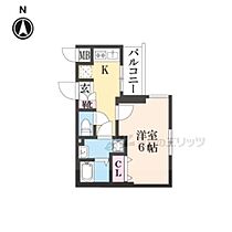 京都府京都市中京区壬生賀陽御所町（賃貸マンション1K・3階・24.18㎡） その2