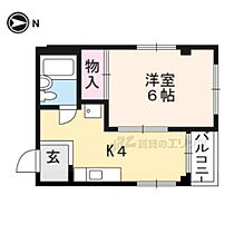 サニーヴィラ洛北 3-A ｜ 京都府京都市左京区下鴨西本町（賃貸マンション1K・3階・24.80㎡） その2