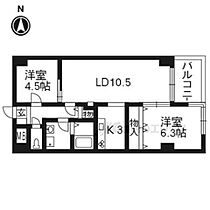 シンフォニー四条河原町703  ｜ 京都府京都市下京区清水町（賃貸マンション2LDK・7階・53.46㎡） その2