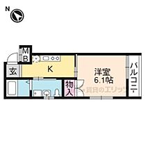 シエルコート北大路 402 ｜ 京都府京都市北区小山西大野町（賃貸マンション1K・4階・20.36㎡） その2