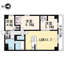 京都府京都市中京区西ノ京永本町（賃貸マンション3LDK・2階・60.58㎡） その1